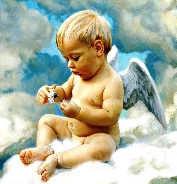 Ангел мальчик картинки на белом фоне